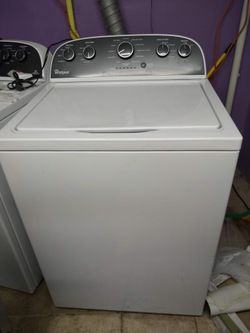 Whirlpool washer and gas dryer..