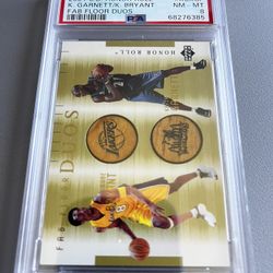 Kobe Bryant/Kevin Garnett Basketball Card