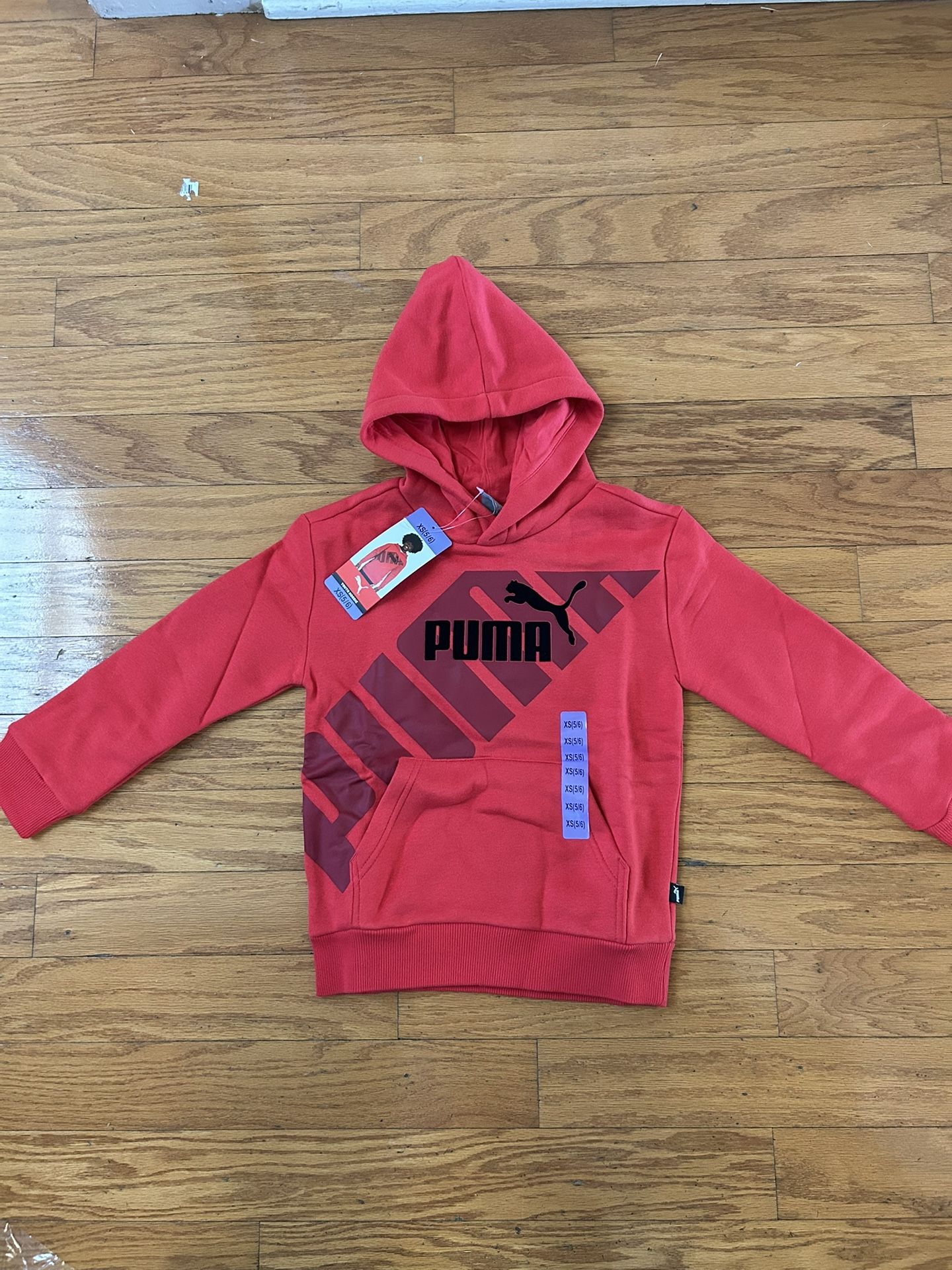 NWT Puma boys fleece hoodies Size XS 5/6