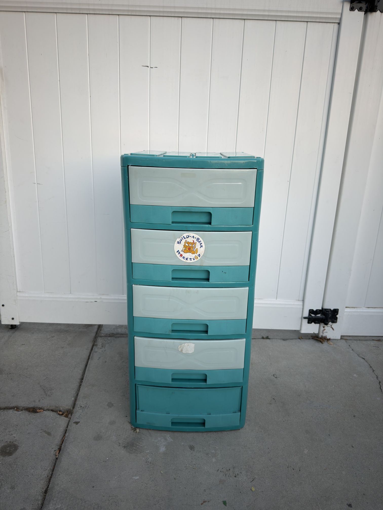 5 Tier Plastic Storage Drawer