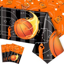 3pcs Basketball Party Tablecloth (New, Unopened)