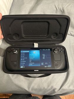 LCD Valve Steam Deck with Carrying Case