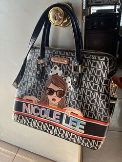 Nicole Lee USA Monogram Satchel Handbag