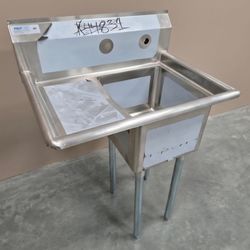 NEW Commercial Restaurant 1 Compartment Prep Sink Veggie Sink Stainless Steel