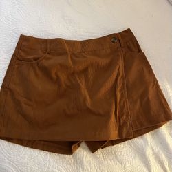 SHEIN Brown Skort 