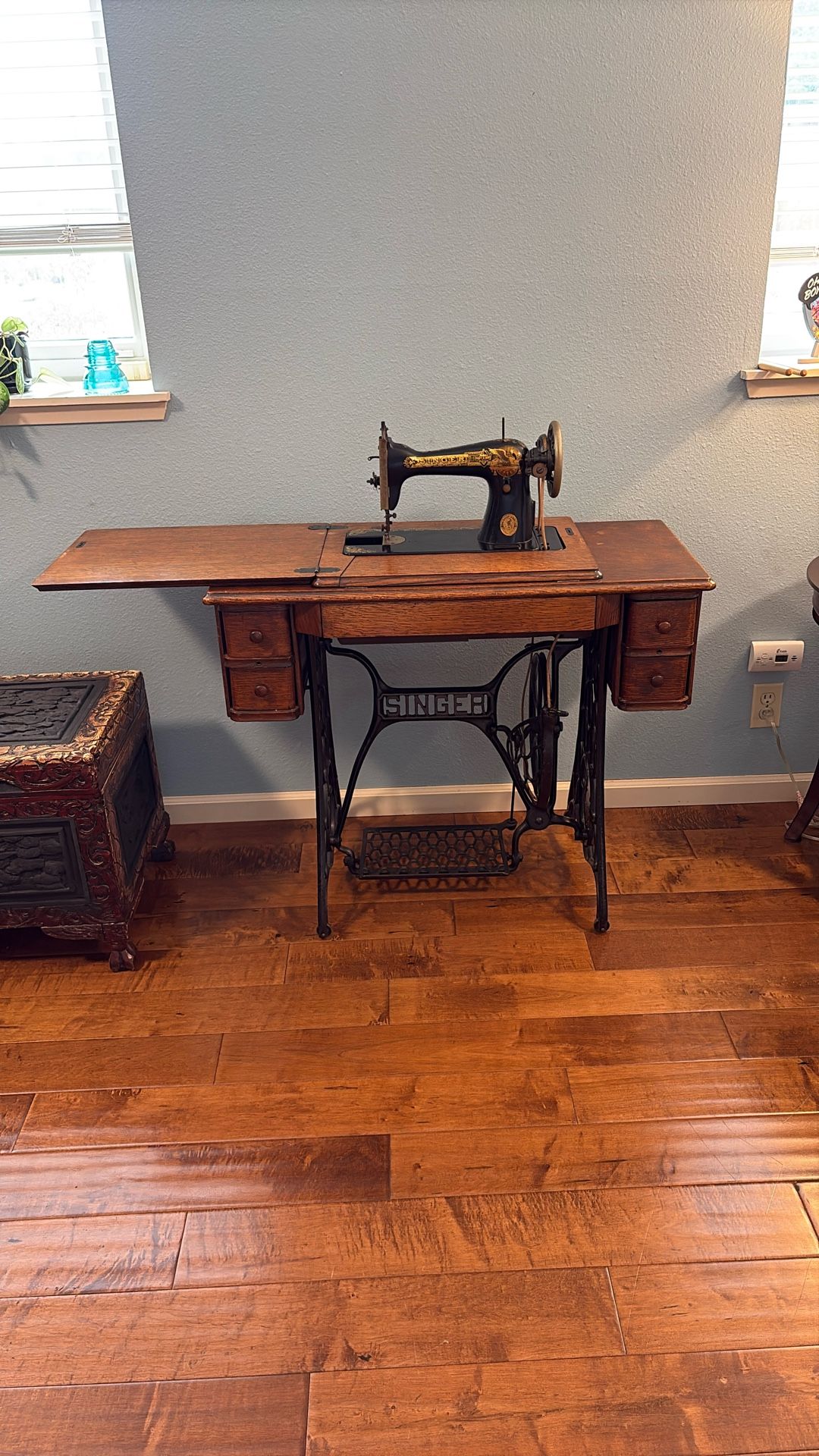 Restored antique Singer Sewing Machine