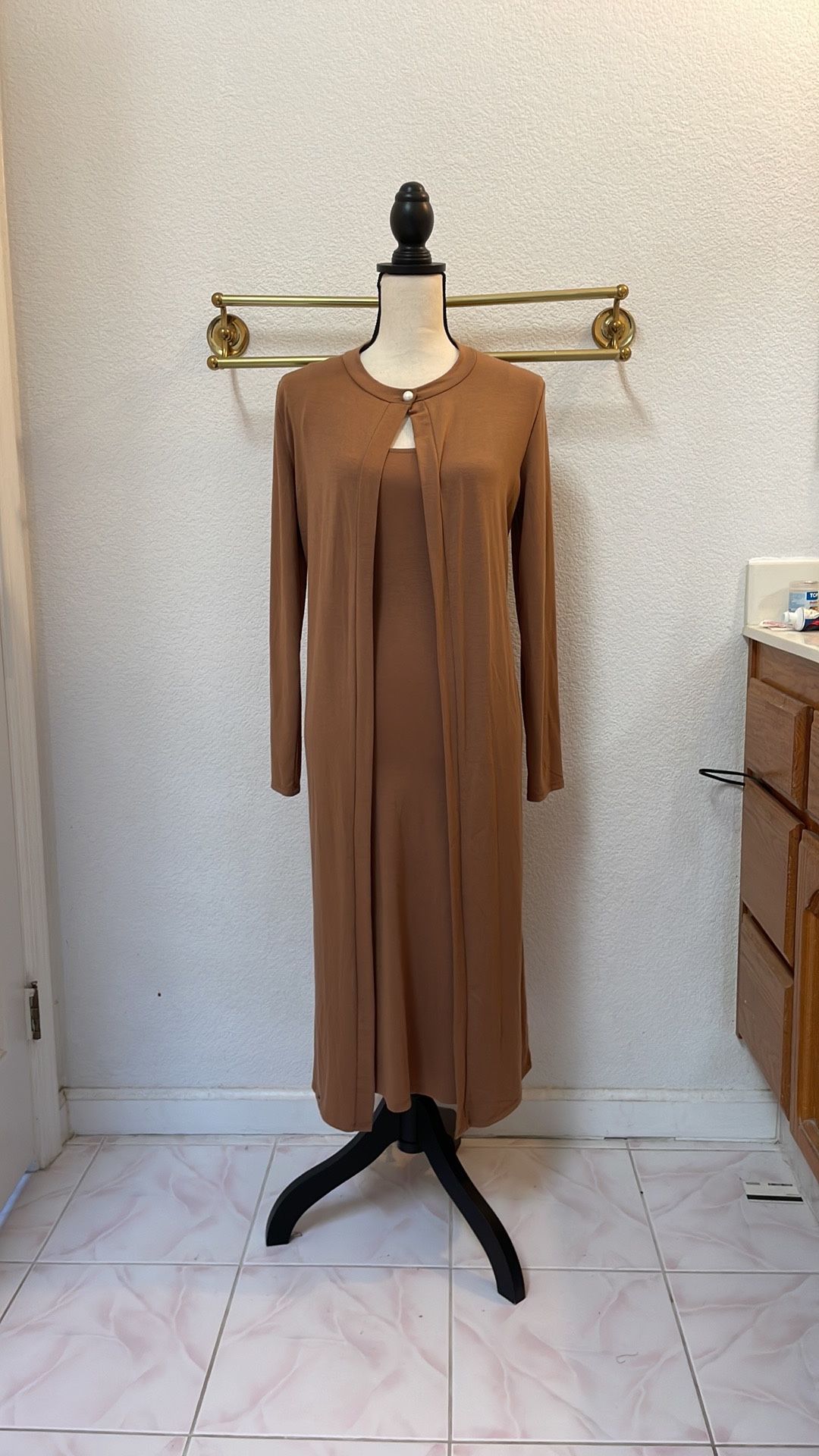 NWOT: Zenana Two Piece Bodycon Dress Set