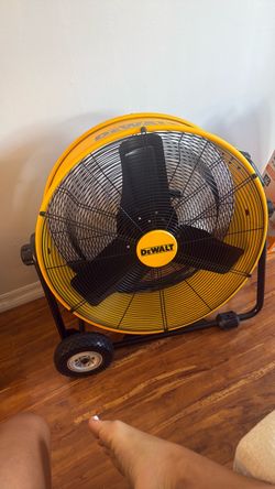 DEWALT high velocity indoor industrial fan.