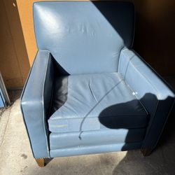 Free Table With Large Belted Glass, Top Free Living Room Chair, And Free Desk Chair