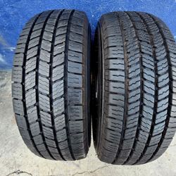 2 USED TIRES FIRESTONE LT 225/75/16