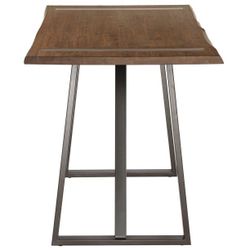 Live Edge Table Industrial Pub Communal Solid Wood 42'' H x 60'' W x 36'' D Excellent Condition