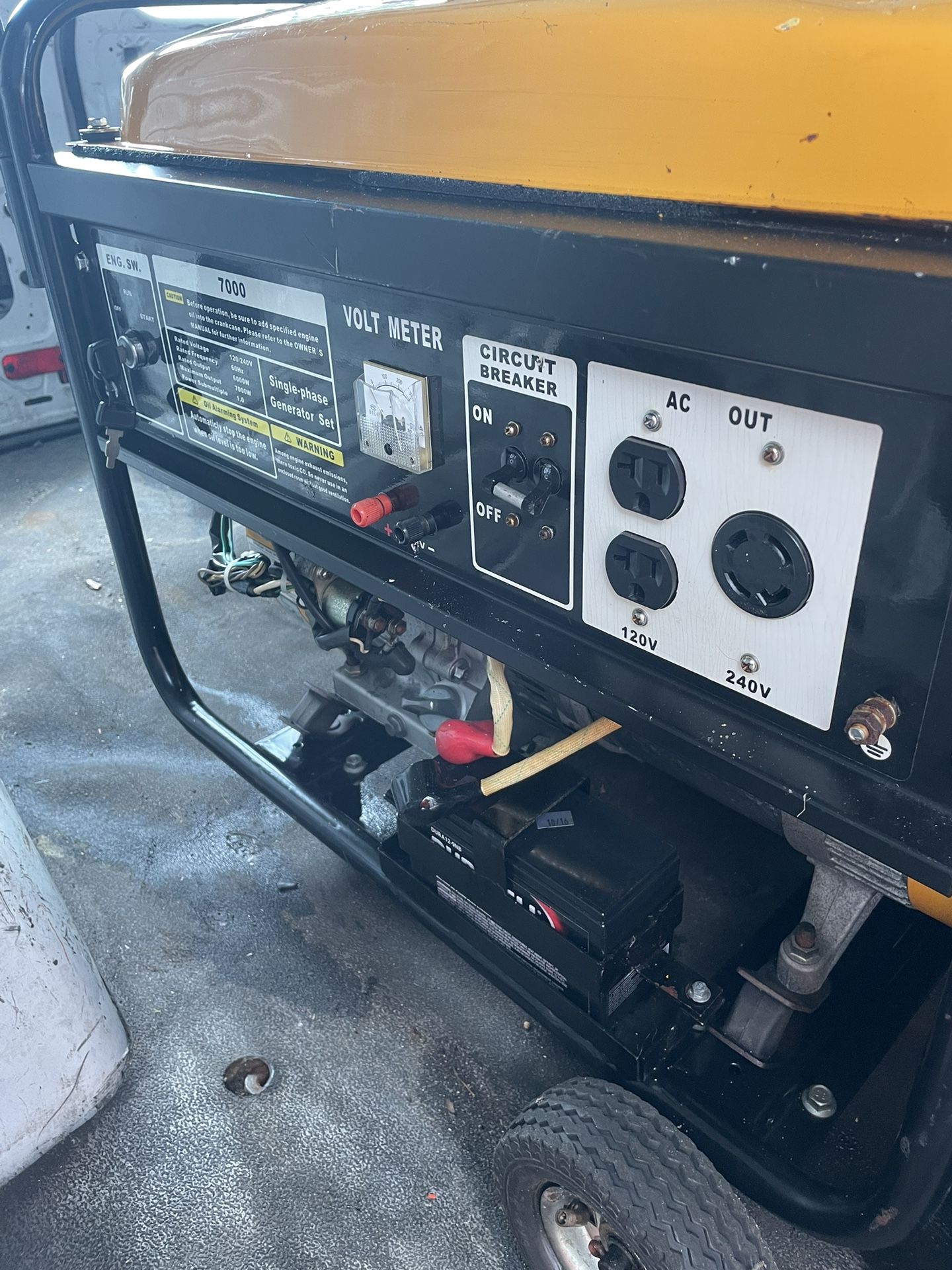 7000 Watts Gas Propane And Gas ⛽️ Batteries Start