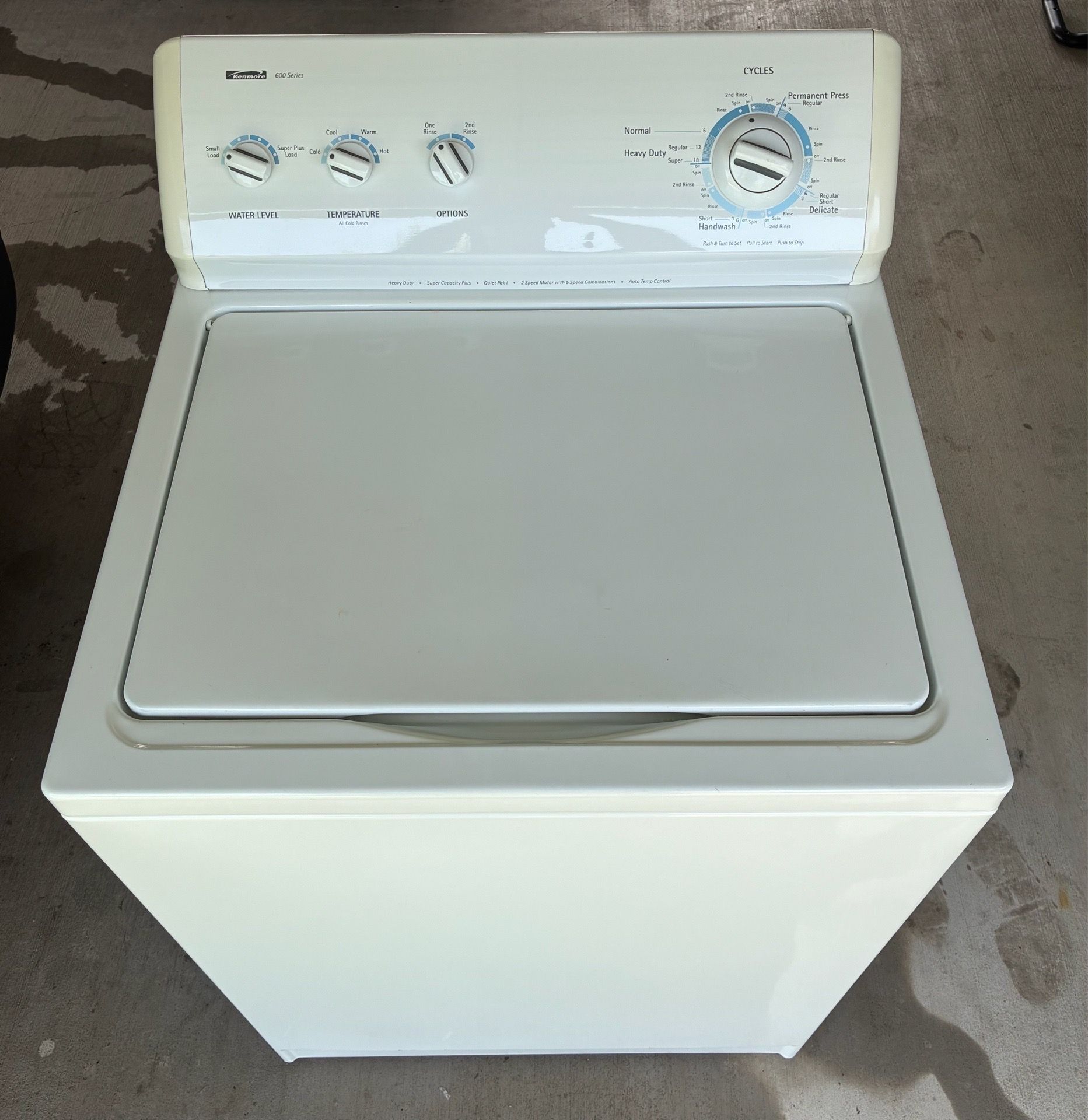 Kenmore washer