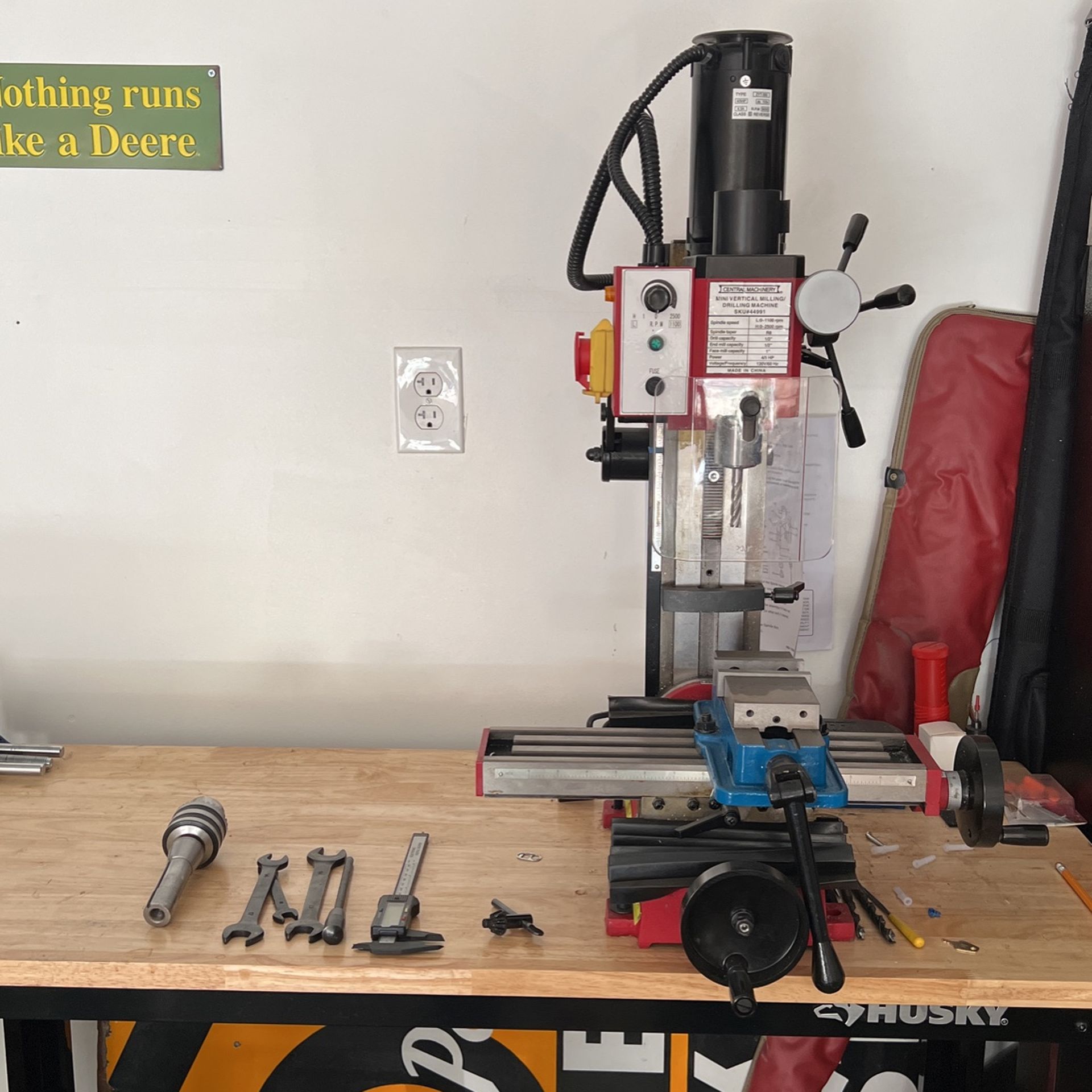 2 Speed Benchtop Mill/Drill Machine