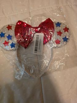 Character Mouse Ears Patriotic Stars