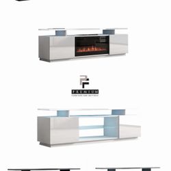 TV STANDS with & without Fireplace 🔥🔥