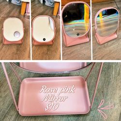 Rose Pink Mirror  $10