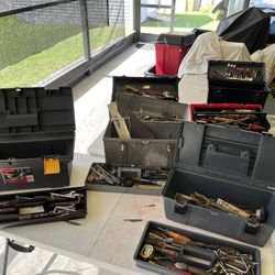 6 Toolbox Some Tools In Them Selling Altogether