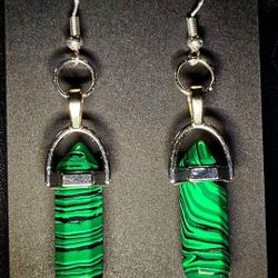 Malachite Earrings 