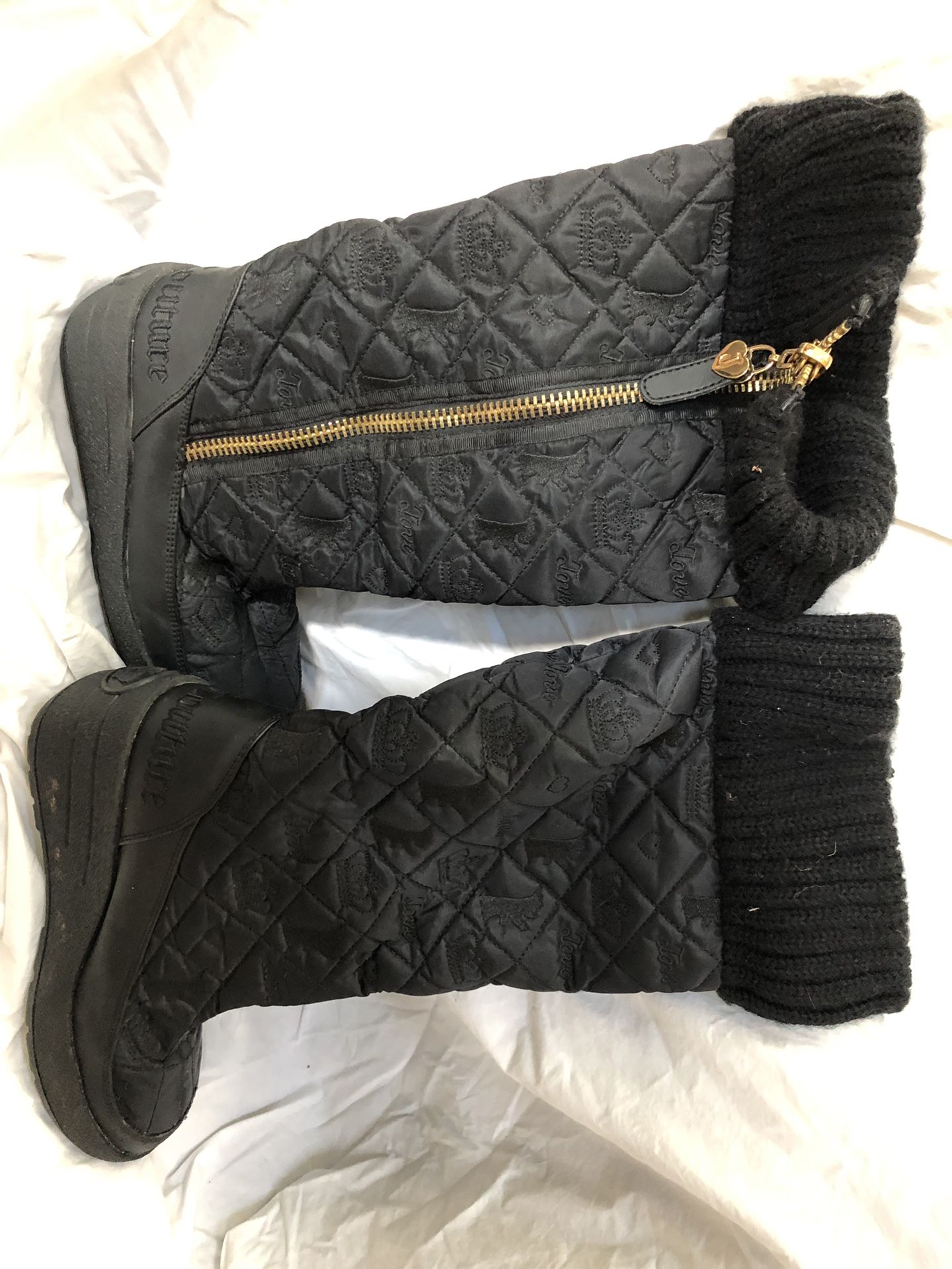 Juicy Couture Quilted wedged Boot