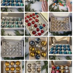 Vintage 60-90s Christmas Ornament Collection 