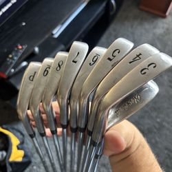 Titleist Irons And Cleveland Wedge