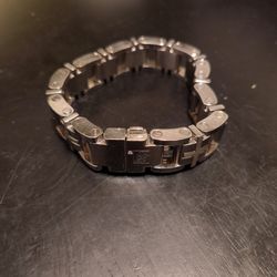 Russell Simmons Stainless Steel Cross Bracelet 