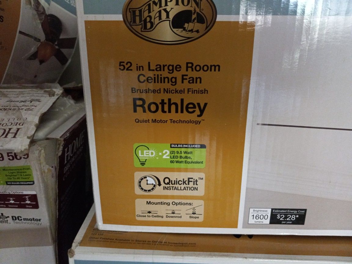 Brand New 52 Large Room Ceiling Fan Rotley