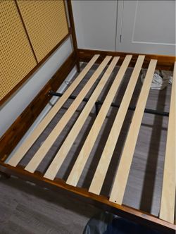 Bed frame and nightstand