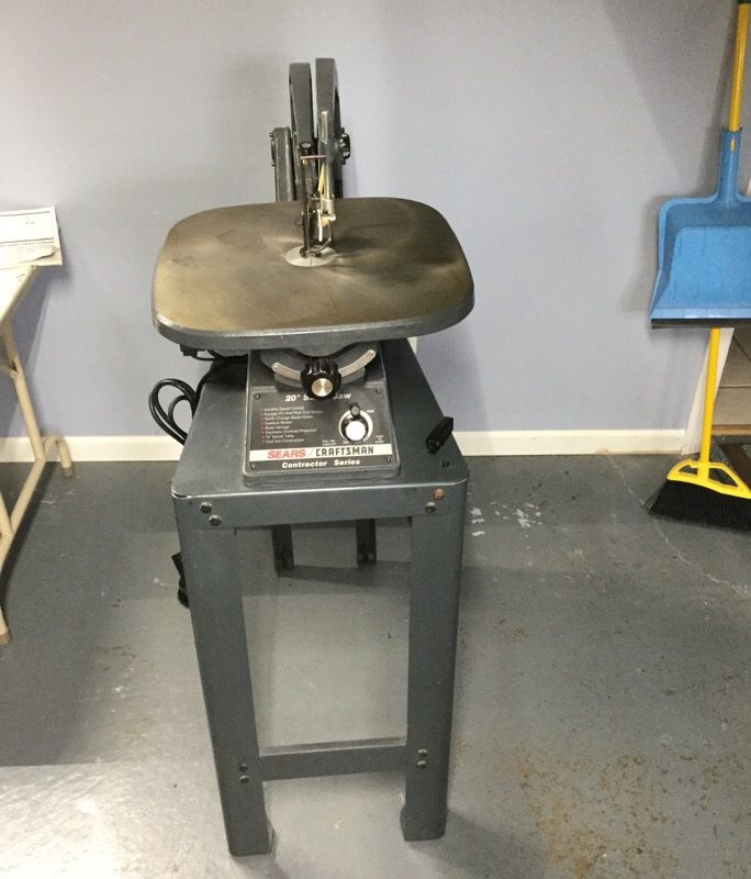 Sears Craftsman 20” Scroll Saw Contractor Series