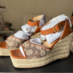 Coach Wedge Heels Size 5 