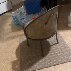 Antique bucket, baby chair