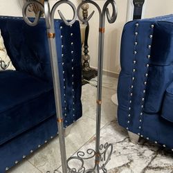 36” Tall Set Of Two Heavy- High Quickly Floor Candle Holder 