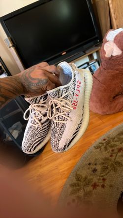 Zebra Yeezy size 11