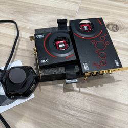 Creative Official PCIe Sound Blaster ZxR Sound Card 24bit/192kH SB-ZXR-R2 MINT