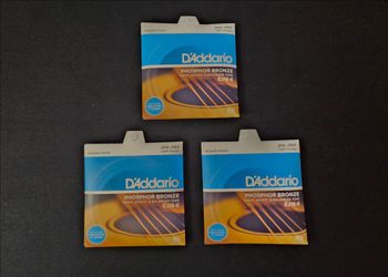3x D'Addario Acoustic Strings