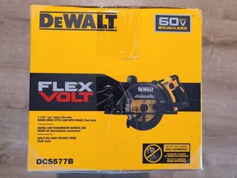 New Dewalt FLEXVOLT 60V MAX Brushless 7-1/4 in. Wormdrive Style Circular Saw (Tool Only). $260