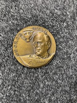 1989 George Bush Presidential Bronze Commemorative Coin Medal