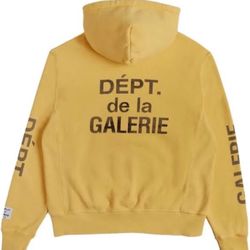 Gallery Dept. ART THAT KILLS Reversible Logo Hoodie Yellow