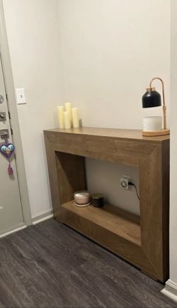 Mesa de entrada de madera 47.24 pulgadas (nueva en su caja)