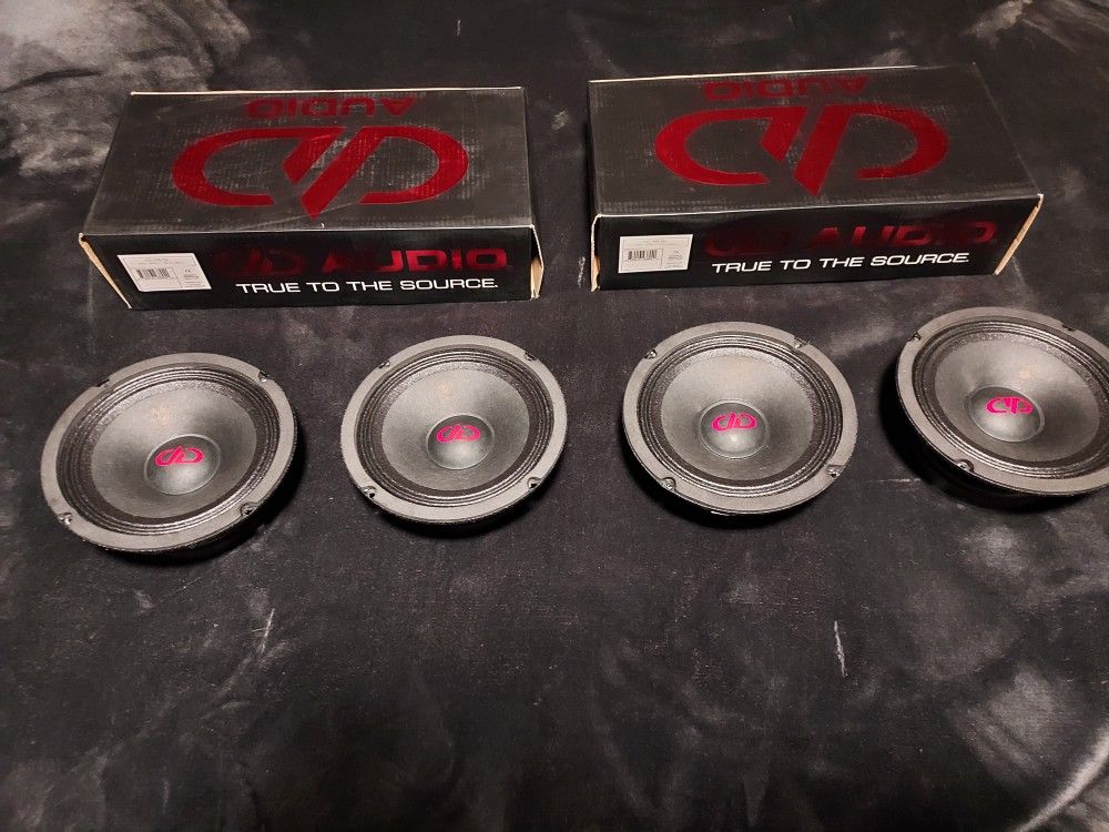 DD AUDIO VO-M6.5b 6.5" 100W RMS 2-Ohm Midrange Speakers