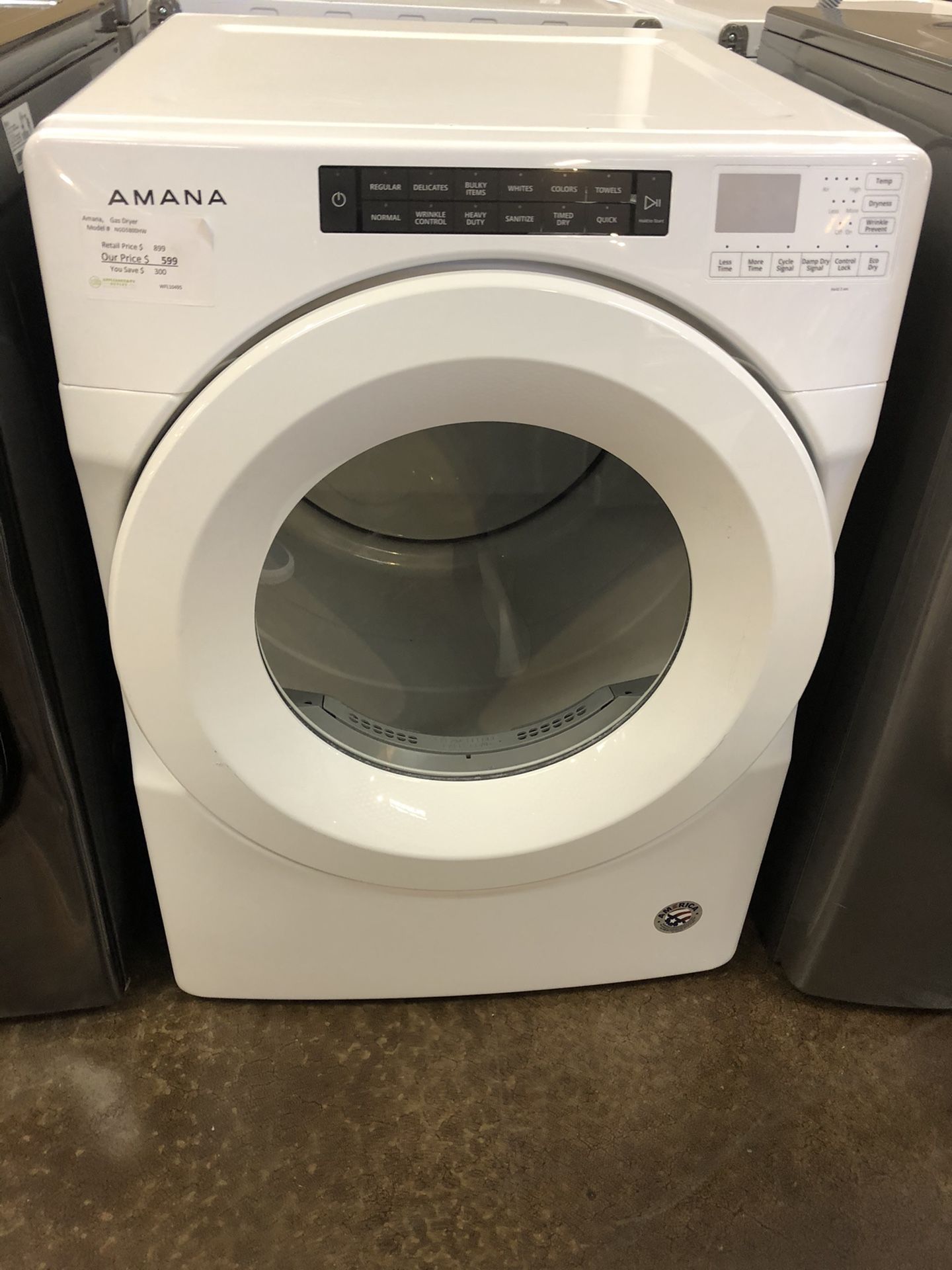 Amana Gas Dryer 