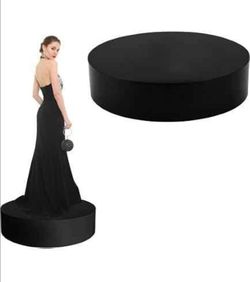 (New) Human Pedestal, Mannequin Platform for Display, Modeling, Photography, Retail, Fashion, 220LB capacity, Black