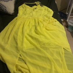 Yellow Flower Dress