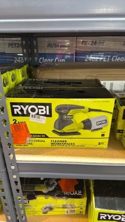 RYOBI 2 Amp 1/4 Sheet Sander Kit