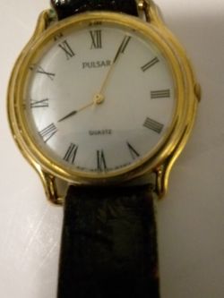 Mens Pulsar Quartz Roman Watch 004353