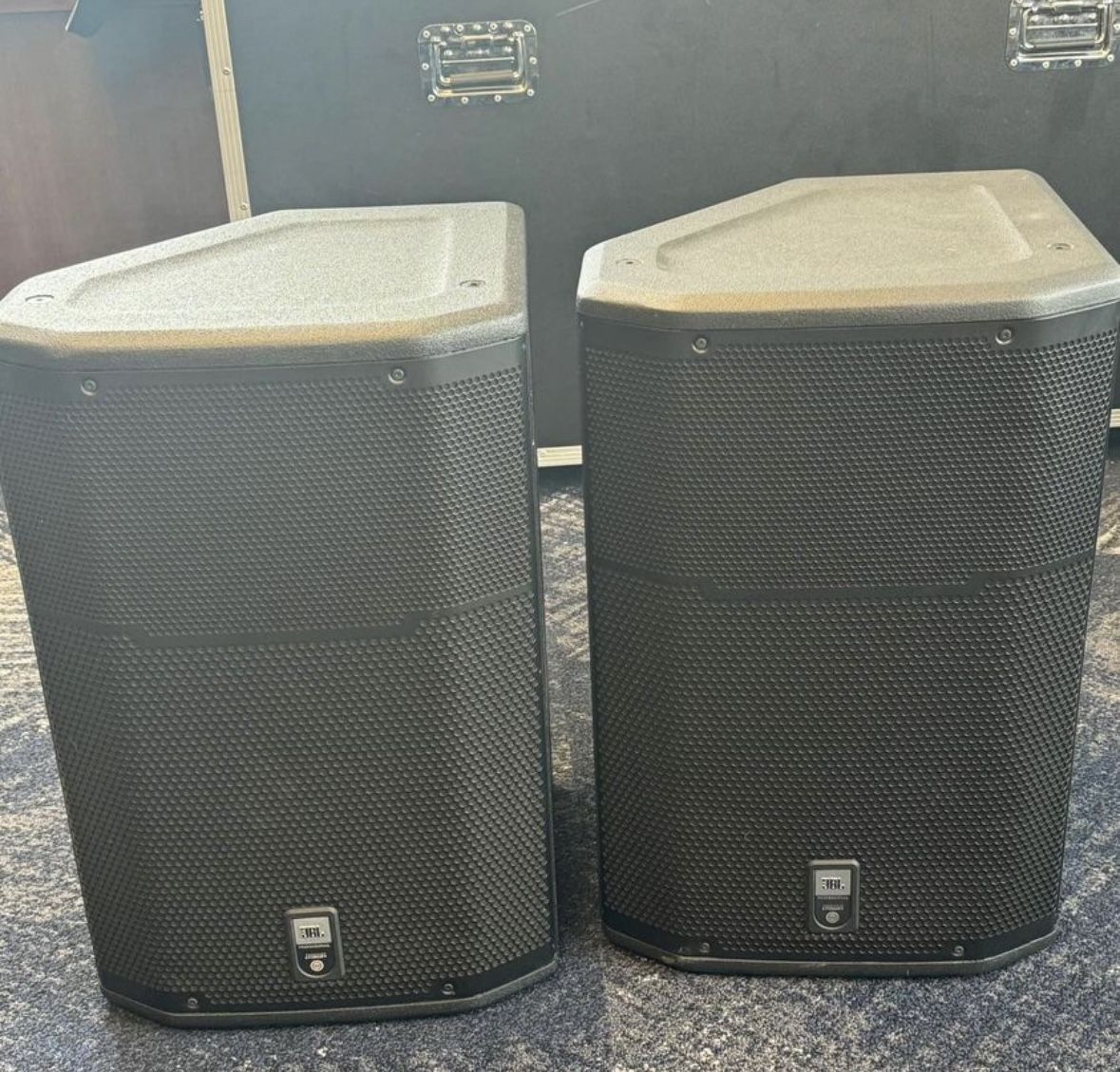 JBL PRX 615 Speakers x2 with stands 