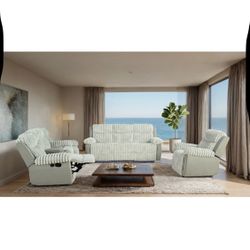 New Recliner Couch, Loveseat And Chair! Includes Free Delivery 🚚!