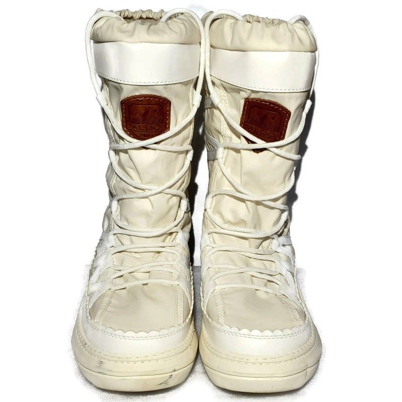 Aldo Siesta Ivoplast Winter Boots Womens US 9 Canada Maple Leaf Shoes