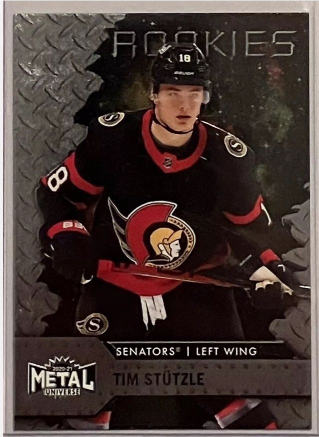 2020-21 Skybox Metal Universe TIM STUTZLE RC Rookies Spectrum #140 Senators
